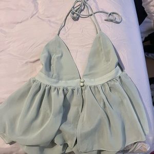 Halter Tie Flowy Top